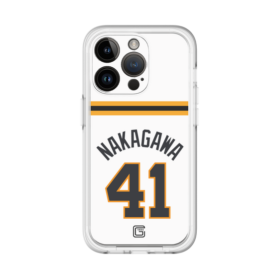 スリムプロテクションプレミアムケース［ 読売ジャイアンツ - #41 NAKAGAWA - ホーム ］