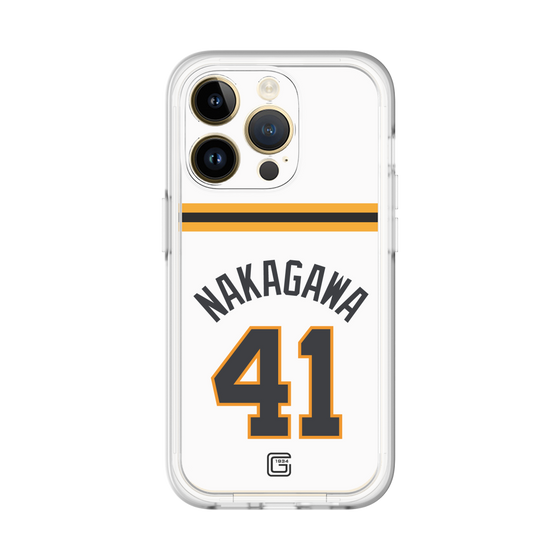 スリムプロテクションプレミアムケース［ 読売ジャイアンツ - #41 NAKAGAWA - ホーム ］