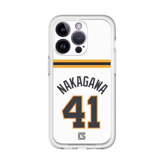 スリムプロテクションプレミアムケース［ 読売ジャイアンツ - #41 NAKAGAWA - ホーム ］