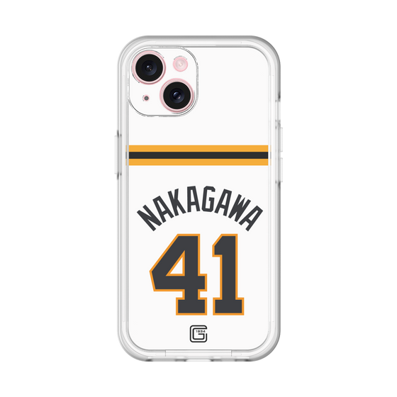 スリムプロテクションプレミアムケース［ 読売ジャイアンツ - #41 NAKAGAWA - ホーム ］