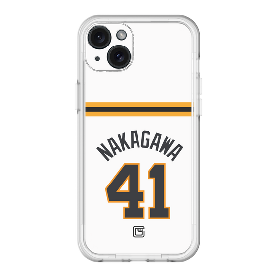 スリムプロテクションプレミアムケース［ 読売ジャイアンツ - #41 NAKAGAWA - ホーム ］