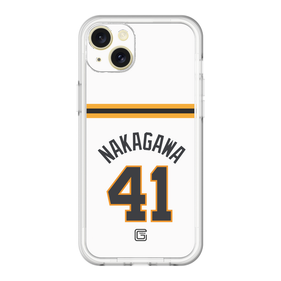 スリムプロテクションプレミアムケース［ 読売ジャイアンツ - #41 NAKAGAWA - ホーム ］