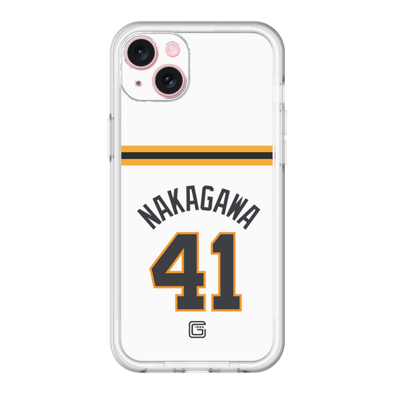 スリムプロテクションプレミアムケース［ 読売ジャイアンツ - #41 NAKAGAWA - ホーム ］