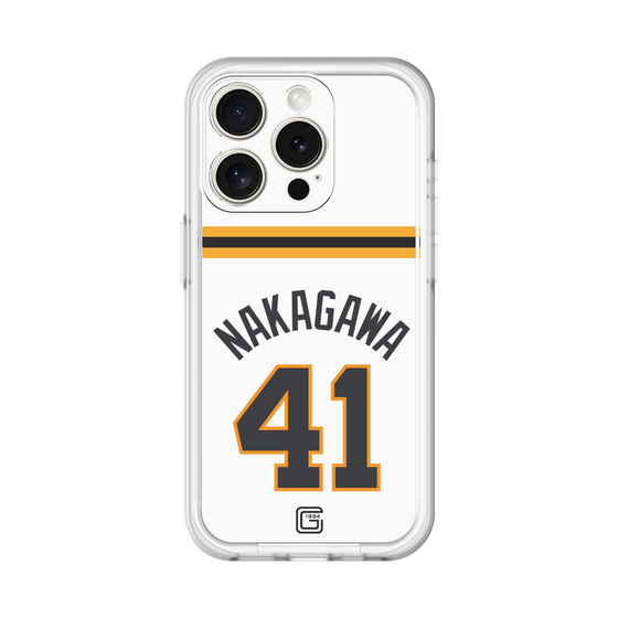 スリムプロテクションプレミアムケース［ 読売ジャイアンツ - #41 NAKAGAWA - ホーム ］