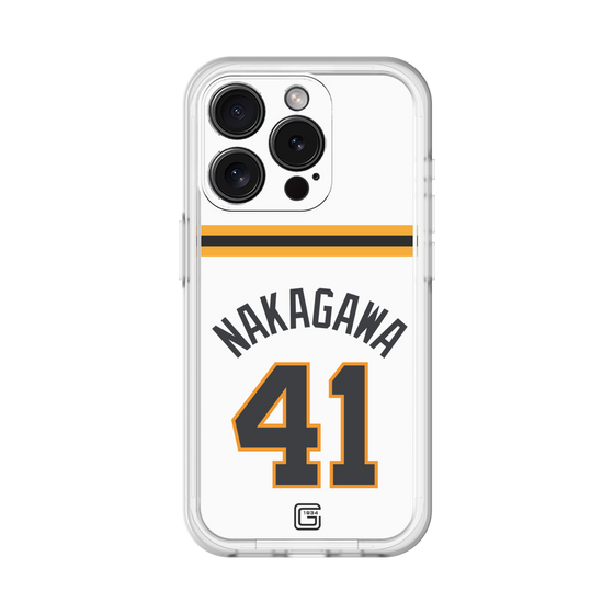 スリムプロテクションプレミアムケース［ 読売ジャイアンツ - #41 NAKAGAWA - ホーム ］