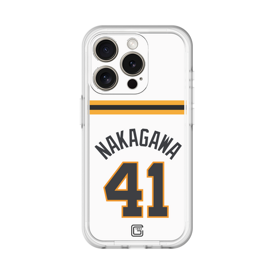 スリムプロテクションプレミアムケース［ 読売ジャイアンツ - #41 NAKAGAWA - ホーム ］