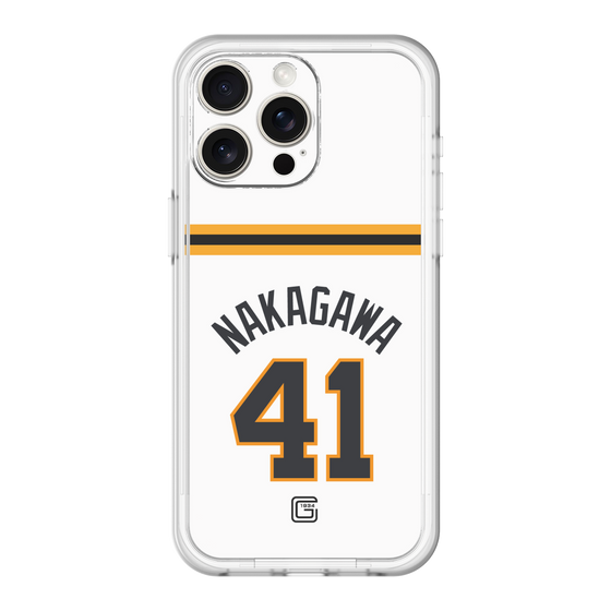 スリムプロテクションプレミアムケース［ 読売ジャイアンツ - #41 NAKAGAWA - ホーム ］