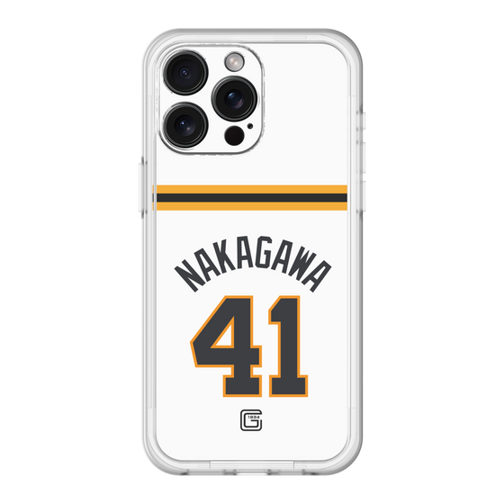 スリムプロテクションプレミアムケース［ 読売ジャイアンツ - #41 NAKAGAWA - ホーム ］