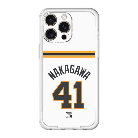 スリムプロテクションプレミアムケース［ 読売ジャイアンツ - #41 NAKAGAWA - ホーム ］