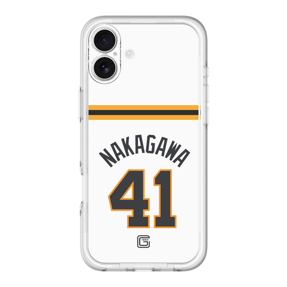 スリムプロテクションプレミアムケース［ 読売ジャイアンツ - #41 NAKAGAWA - ホーム ］