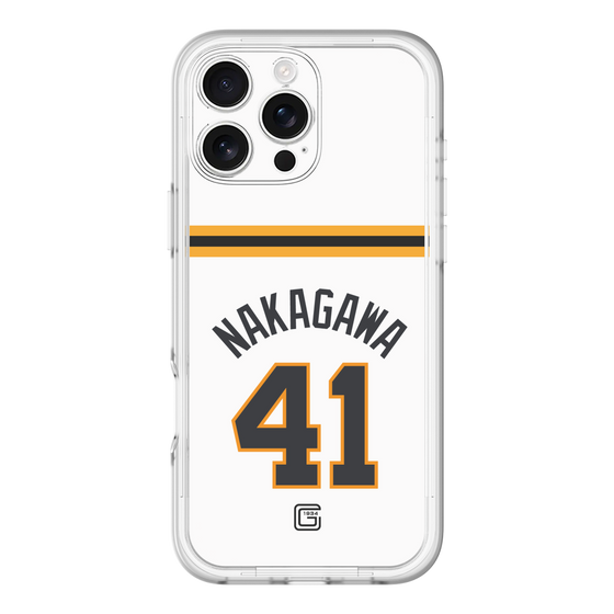 スリムプロテクションプレミアムケース［ 読売ジャイアンツ - #41 NAKAGAWA - ホーム ］