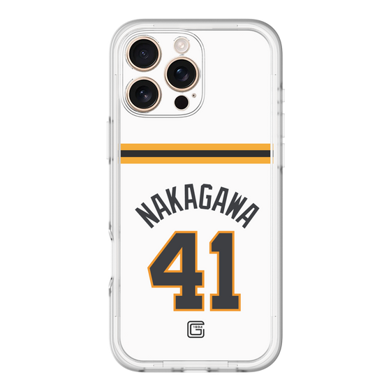 スリムプロテクションプレミアムケース［ 読売ジャイアンツ - #41 NAKAGAWA - ホーム ］