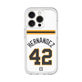 スリムプロテクションプレミアムケース［ 読売ジャイアンツ - #42 HERNANDEZ - ホーム ］
