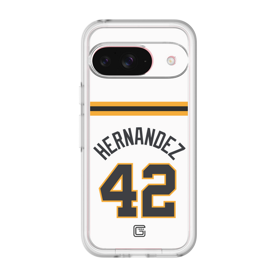 スリムプロテクションプレミアムケース［ 読売ジャイアンツ - #42 HERNANDEZ - ホーム ］