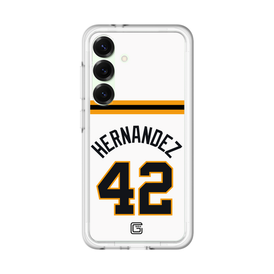 スリムプロテクションプレミアムケース［ 読売ジャイアンツ - #42 HERNANDEZ - ホーム ］