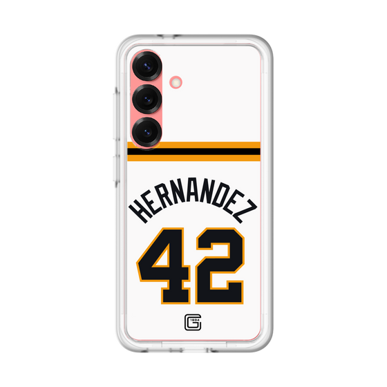 スリムプロテクションプレミアムケース［ 読売ジャイアンツ - #42 HERNANDEZ - ホーム ］