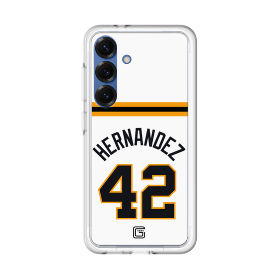 スリムプロテクションプレミアムケース［ 読売ジャイアンツ - #42 HERNANDEZ - ホーム ］