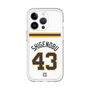 スリムプロテクションプレミアムケース［ 読売ジャイアンツ - #43 SHIGENOBU - ホーム ］