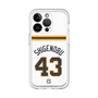 スリムプロテクションプレミアムケース［ 読売ジャイアンツ - #43 SHIGENOBU - ホーム ］