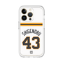 スリムプロテクションプレミアムケース［ 読売ジャイアンツ - #43 SHIGENOBU - ホーム ］
