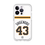 スリムプロテクションプレミアムケース［ 読売ジャイアンツ - #43 SHIGENOBU - ホーム ］