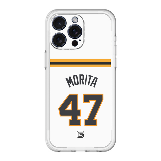 スリムプロテクションプレミアムケース［ 読売ジャイアンツ - #47 MORITA - ホーム ］