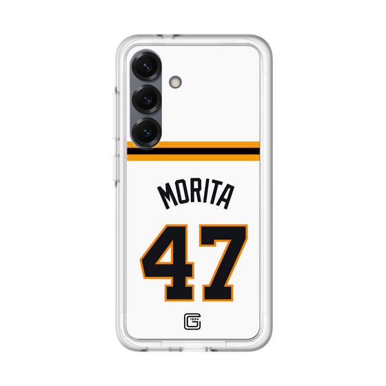 スリムプロテクションプレミアムケース［ 読売ジャイアンツ - #47 MORITA - ホーム ］