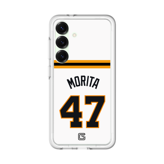 スリムプロテクションプレミアムケース［ 読売ジャイアンツ - #47 MORITA - ホーム ］