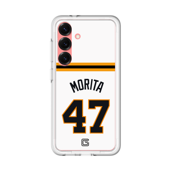 スリムプロテクションプレミアムケース［ 読売ジャイアンツ - #47 MORITA - ホーム ］