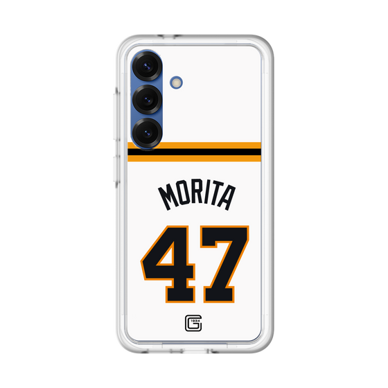 スリムプロテクションプレミアムケース［ 読売ジャイアンツ - #47 MORITA - ホーム ］