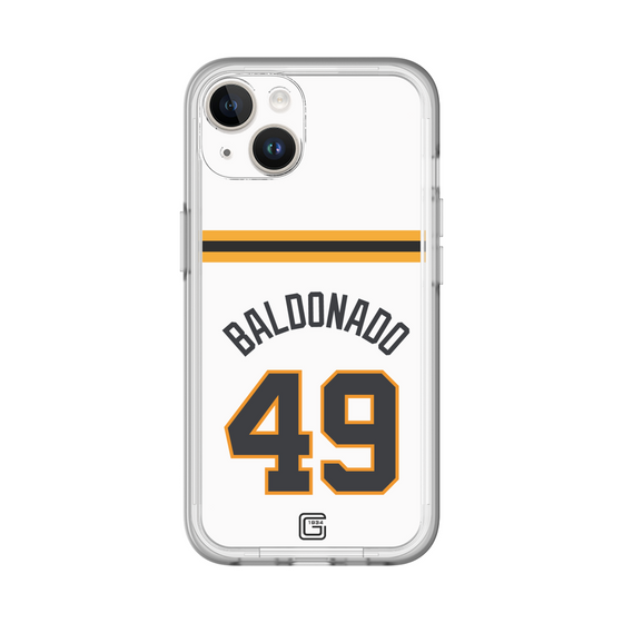 スリムプロテクションプレミアムケース［ 読売ジャイアンツ - #49 BALDONADO - ホーム ］