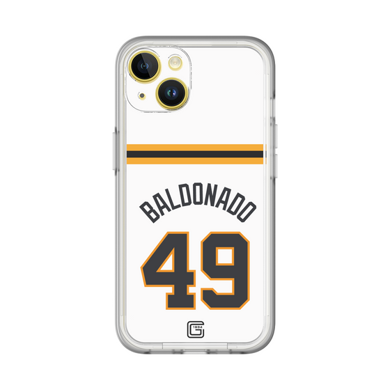 スリムプロテクションプレミアムケース［ 読売ジャイアンツ - #49 BALDONADO - ホーム ］