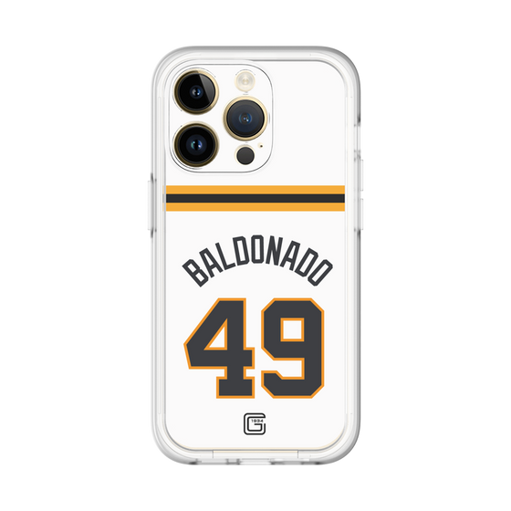 スリムプロテクションプレミアムケース［ 読売ジャイアンツ - #49 BALDONADO - ホーム ］
