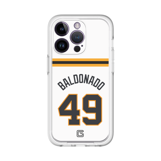 スリムプロテクションプレミアムケース［ 読売ジャイアンツ - #49 BALDONADO - ホーム ］