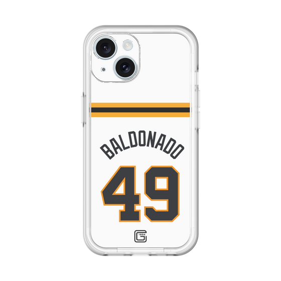スリムプロテクションプレミアムケース［ 読売ジャイアンツ - #49 BALDONADO - ホーム ］
