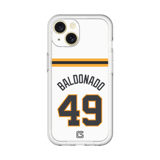 スリムプロテクションプレミアムケース［ 読売ジャイアンツ - #49 BALDONADO - ホーム ］