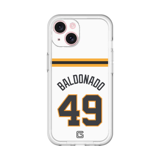 スリムプロテクションプレミアムケース［ 読売ジャイアンツ - #49 BALDONADO - ホーム ］