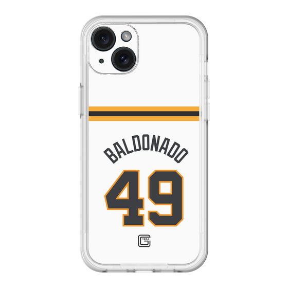 スリムプロテクションプレミアムケース［ 読売ジャイアンツ - #49 BALDONADO - ホーム ］