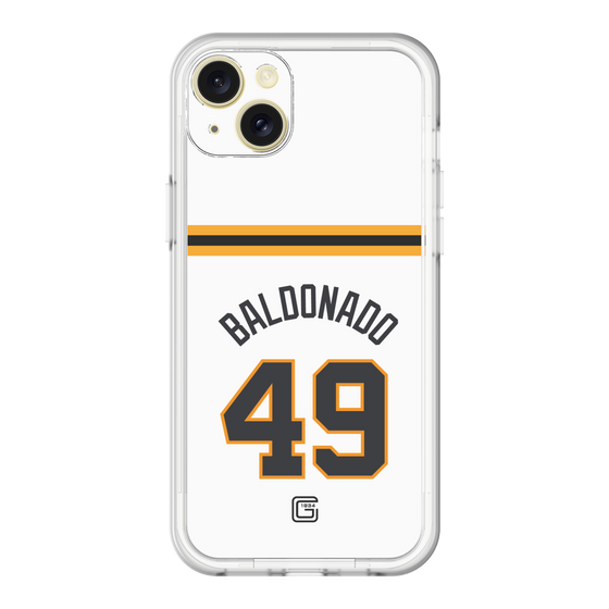 スリムプロテクションプレミアムケース［ 読売ジャイアンツ - #49 BALDONADO - ホーム ］
