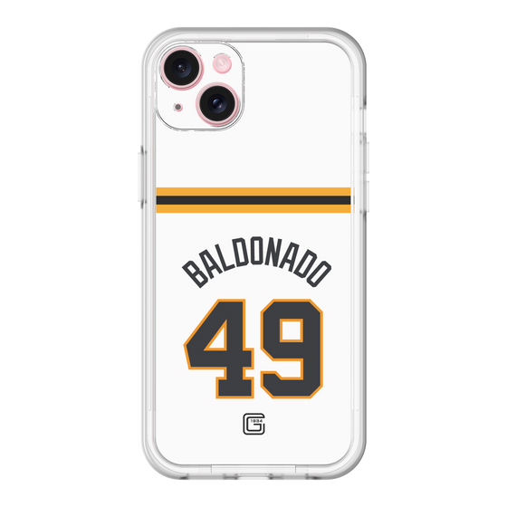 スリムプロテクションプレミアムケース［ 読売ジャイアンツ - #49 BALDONADO - ホーム ］