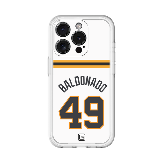 スリムプロテクションプレミアムケース［ 読売ジャイアンツ - #49 BALDONADO - ホーム ］