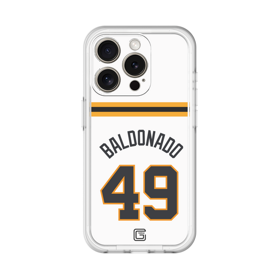 スリムプロテクションプレミアムケース［ 読売ジャイアンツ - #49 BALDONADO - ホーム ］