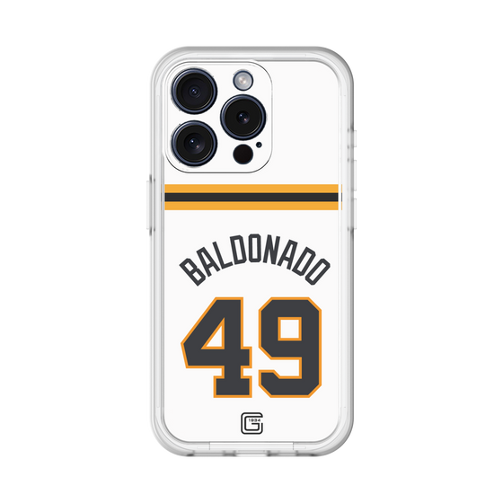 スリムプロテクションプレミアムケース［ 読売ジャイアンツ - #49 BALDONADO - ホーム ］