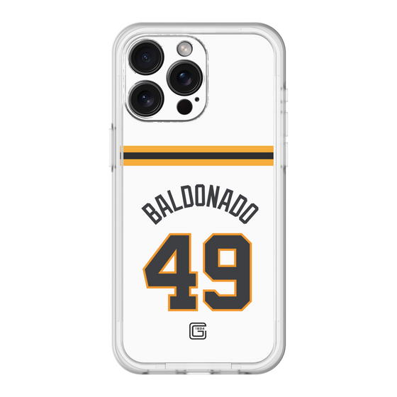 スリムプロテクションプレミアムケース［ 読売ジャイアンツ - #49 BALDONADO - ホーム ］