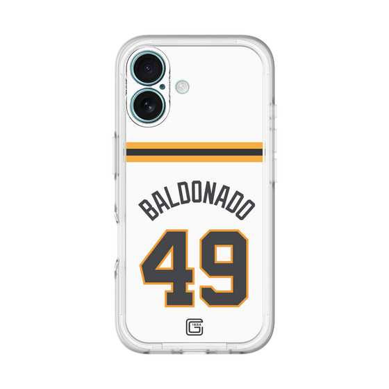 スリムプロテクションプレミアムケース［ 読売ジャイアンツ - #49 BALDONADO - ホーム ］