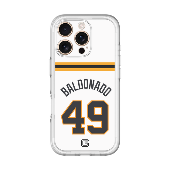 スリムプロテクションプレミアムケース［ 読売ジャイアンツ - #49 BALDONADO - ホーム ］
