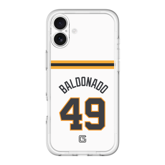 スリムプロテクションプレミアムケース［ 読売ジャイアンツ - #49 BALDONADO - ホーム ］