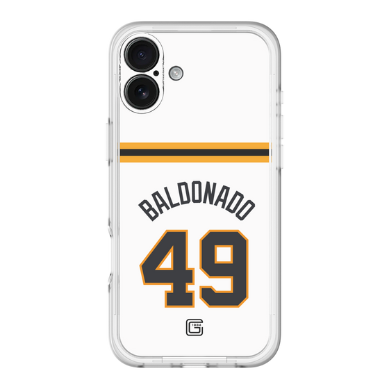 スリムプロテクションプレミアムケース［ 読売ジャイアンツ - #49 BALDONADO - ホーム ］
