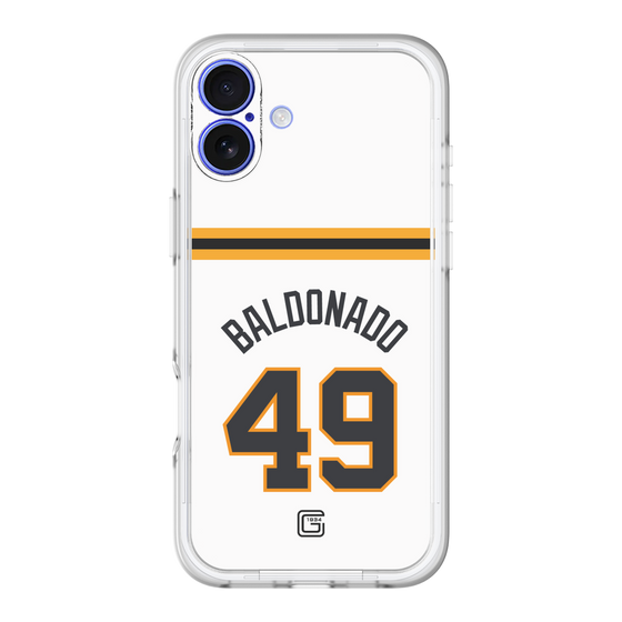 スリムプロテクションプレミアムケース［ 読売ジャイアンツ - #49 BALDONADO - ホーム ］