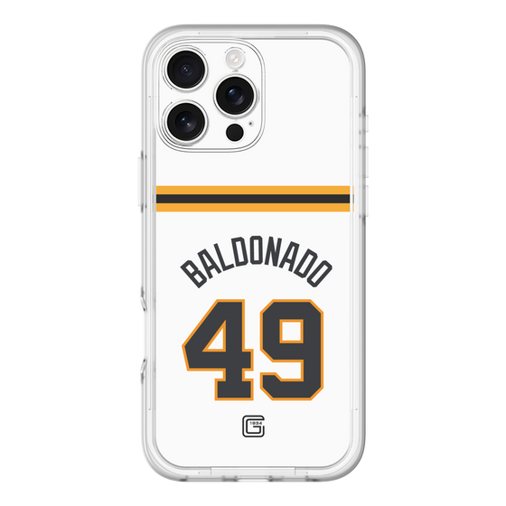 スリムプロテクションプレミアムケース［ 読売ジャイアンツ - #49 BALDONADO - ホーム ］